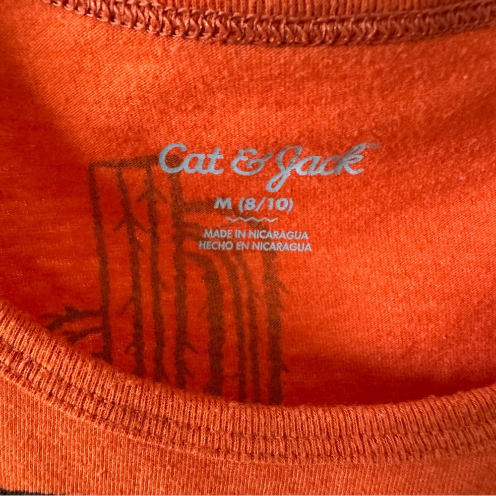 Cat & Jack Orange Cactus Print Tank Top Size 8/10 - Picture 2 of 4
